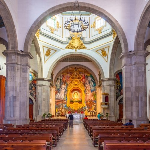 Candelaria,,Spain,,Janury,11,,2021:,Basilica,Of,Our,Lady,Of